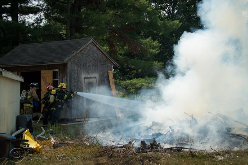 Brush Fire - Schwenksville Rd. - Upper Salford Twp. - 07/31/2014